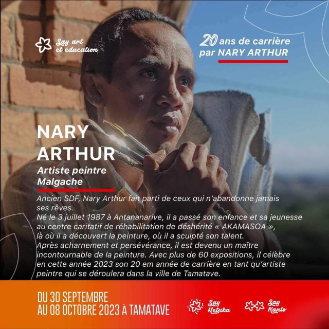 NARY ARTHUR RAZAFIARISON EXPOSITION TAMATAVE