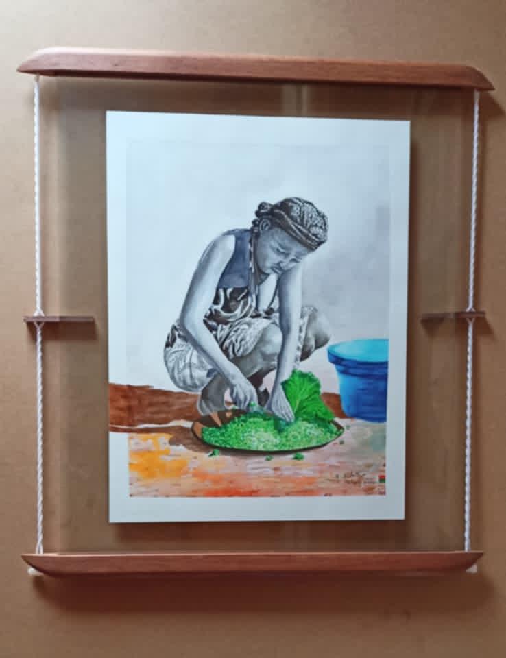 Mitetika Anana avec son cadre