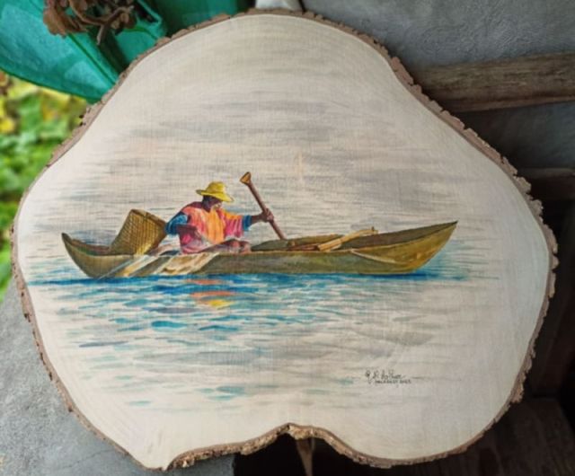 02 PIROGUE SUR BOIS