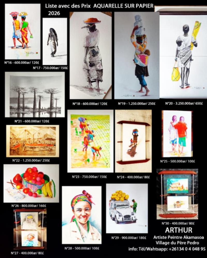 Exposition Nary Arthur (2026) «RANTY SANTATRA » LE CATALOGUE Exposition Nary Arthur