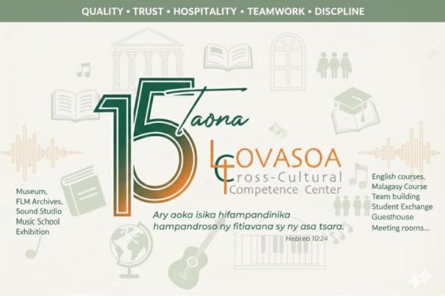 Lovasoa Cross-Cultural Competence Center expose Arthur Mars 2026 LOVASOA AFFICHE LOGO 15ANS
